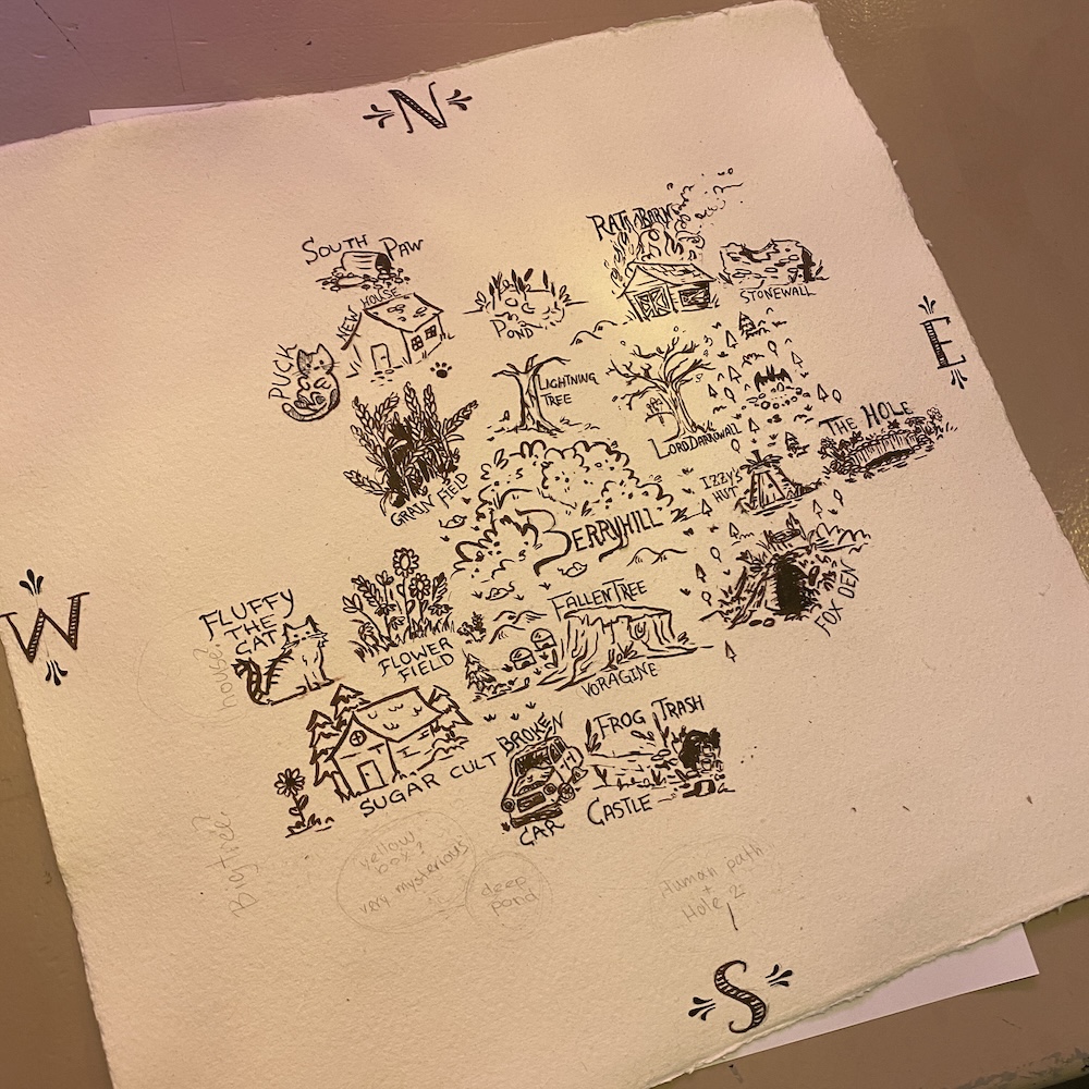 A map of Berryhill